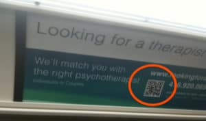 QR code advertisement