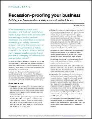 Recession-proofing your Business