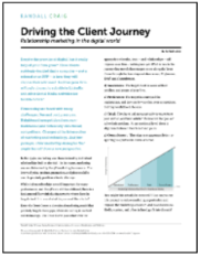 Driving the Client Journey: Relationship Marketing in the Digital World