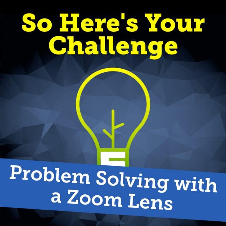 Problem Solving with a Zoom Lens (It’s All About Perspective)
